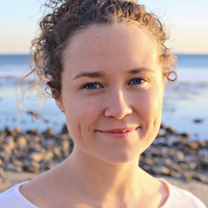 Lyndsey at the beach