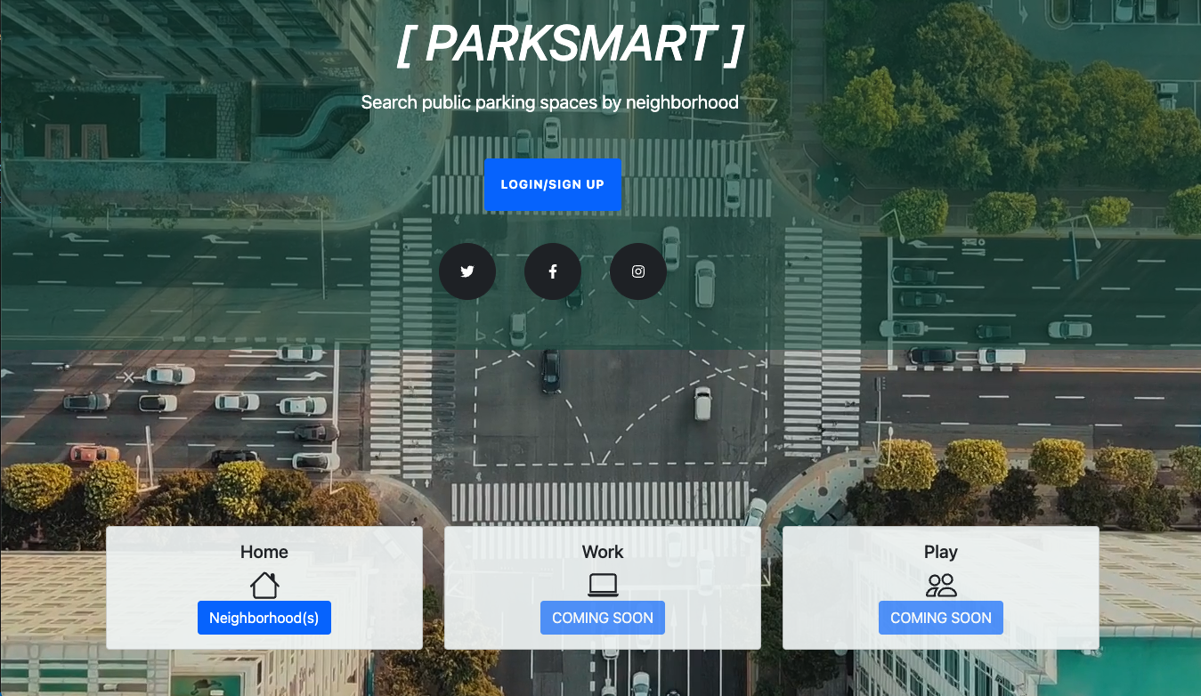 Aerial View of 4-way Intersection